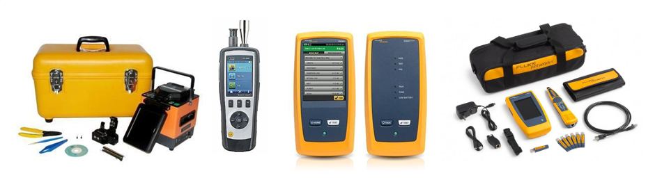 Equipamiento de certificación Fluke y herramientas